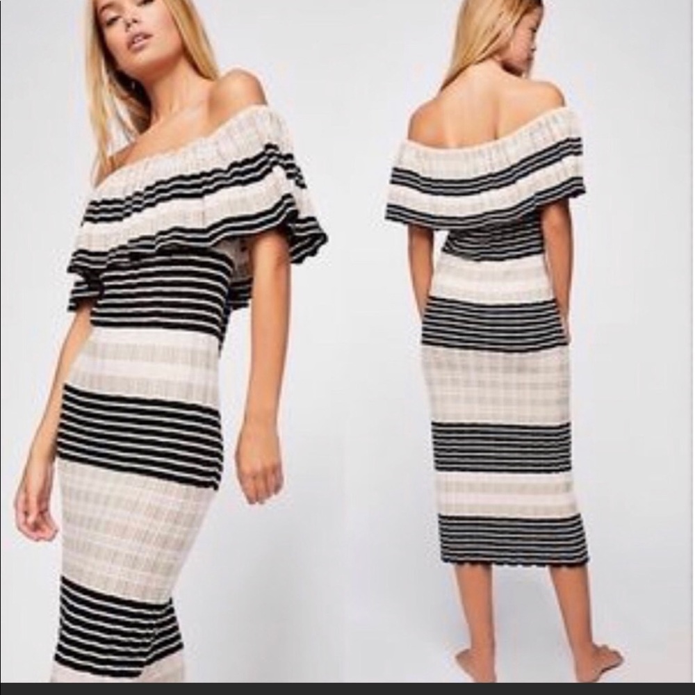 Free People Off Duty Knit Maxi Dress - Size XS